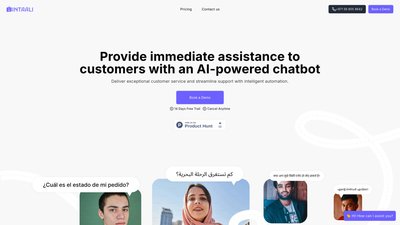 Intaali - Virtual Customer Agent