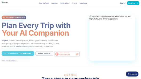 intabi AI Travel Planner