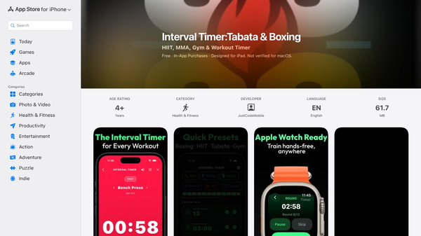 Interval Timer: Tabata & Boxing