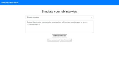 Interview Machines