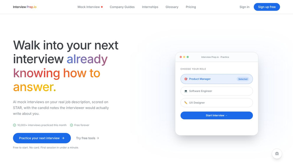 Interview Prep.io