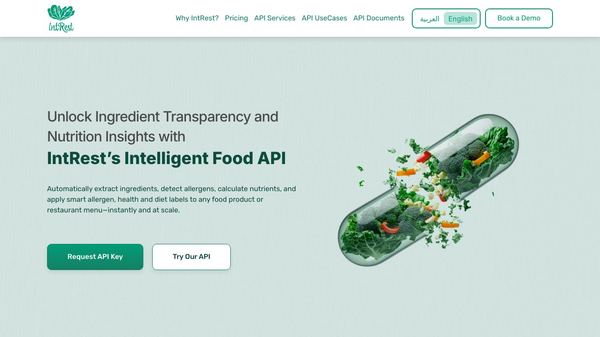 IntRest – Intelligent Food API
