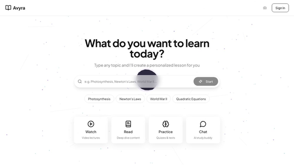 “Introducing Avyra.STEM Study Companion.