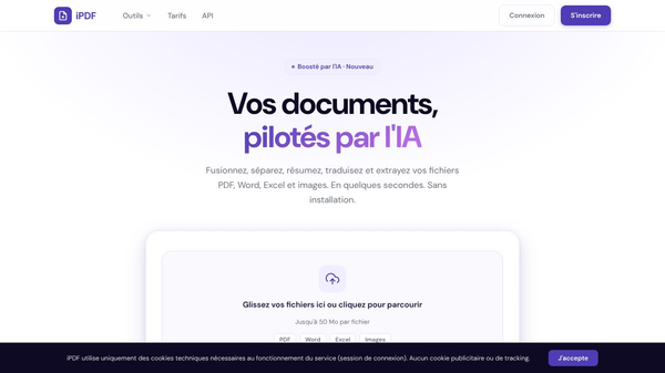 iPDF — Vos documents, pilotés par l'IA