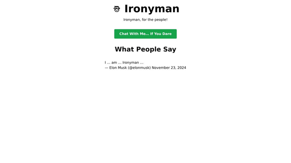 Ironyman