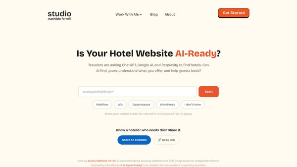 Is Your Hotel Website AI Ready?