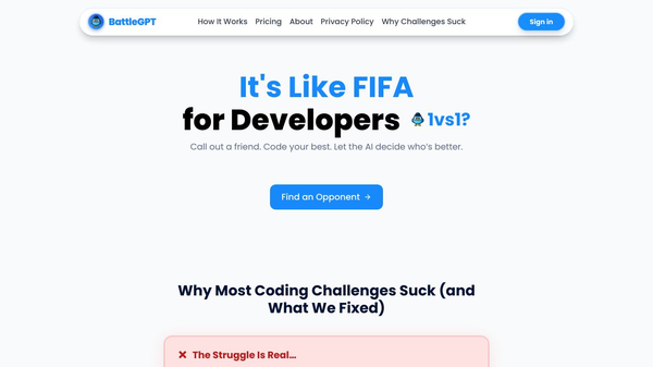 It's Like FIFA for Developers
