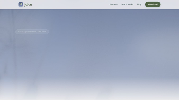 Joice: Journal by Conversations