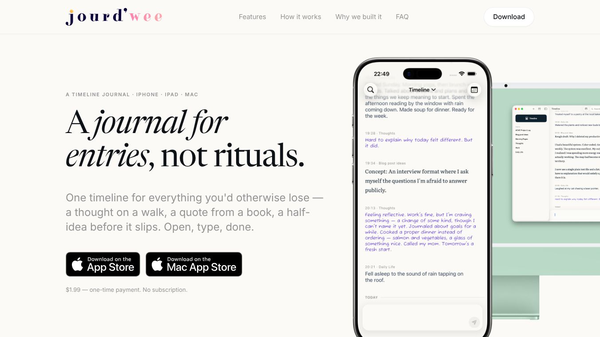 Jourdwee — A timeline journal