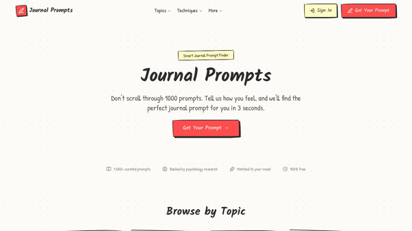 Journal Prompts