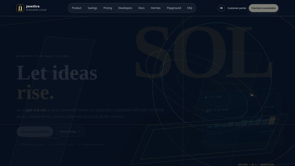 Jovethra Developer Cloud