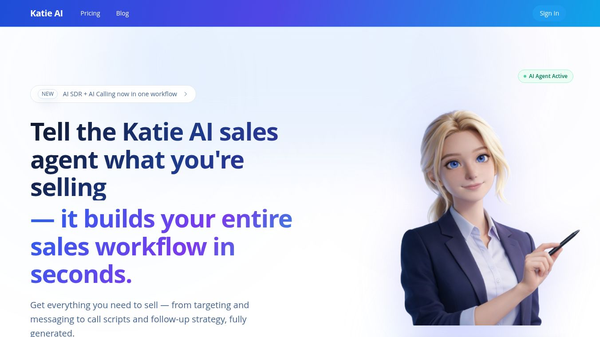 Katie AI Sales Agent WorkFlow Automation