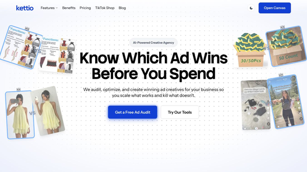 Kettio - Your first agentic marketer.