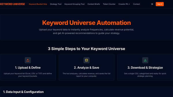 Keyword Universe
