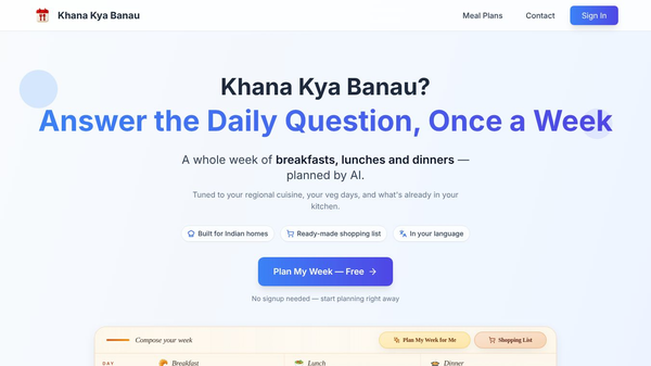 Khana Kya Banau