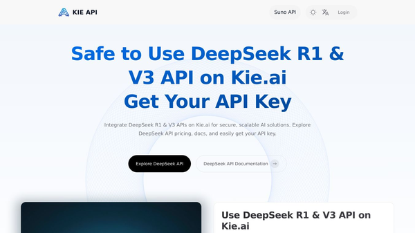Kie.ai: Affordable & Secure DeepSeek R1 API