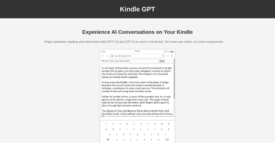 Kindle GPT