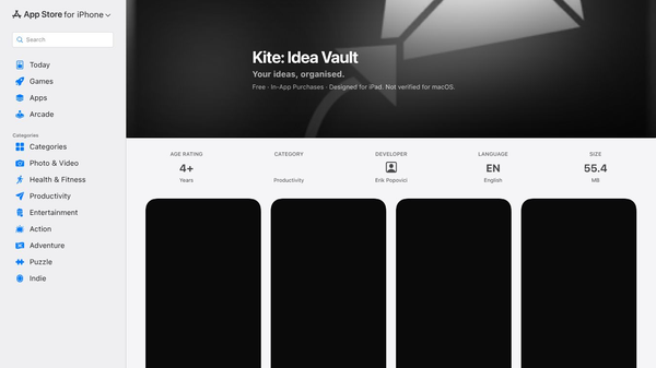 Kite: Idea Vault