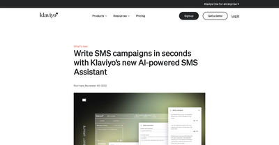 Klaviyo SMS Assistant