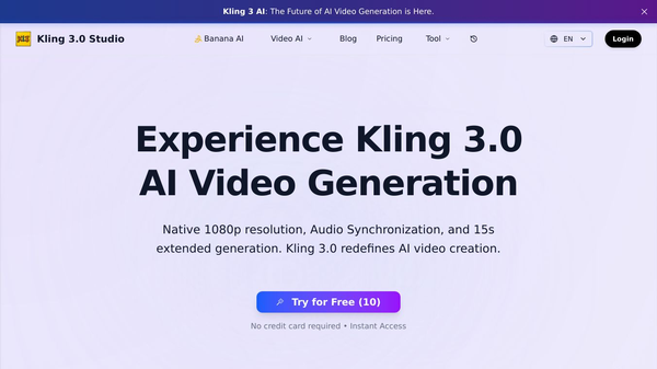 Kling 3.0 Studio