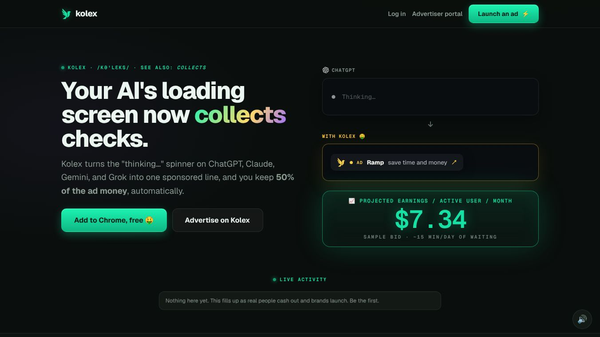 Kolex - Get Paid to use ChatGPT