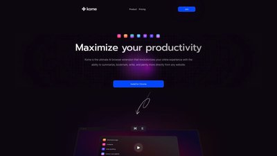 Kome: AI Summary and Bookmark Extension