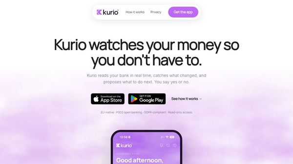 Kurio: AI Money Assistant