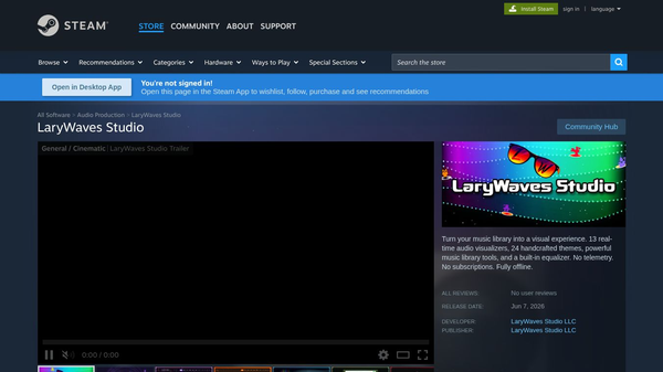 LaryWaves Studio on Steam