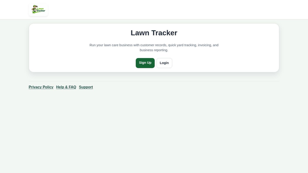 LawnTracker