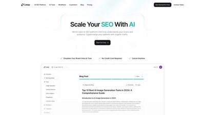 Leap AI SEO Platform