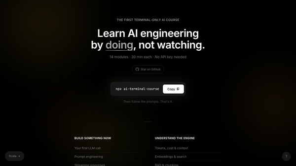 Learn AI on your Terminal