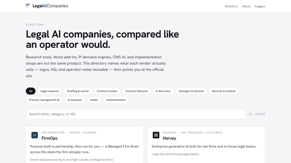 Legal AI Companies