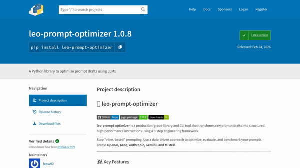 Leo: The Prompt Engineering SDK