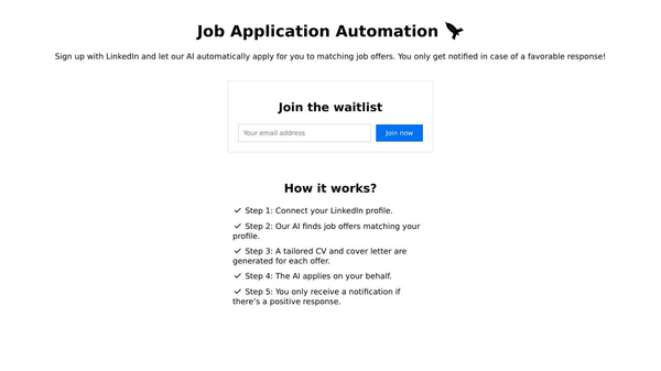 Let AI Apply and Find Your Dream Job