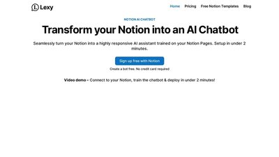 Lexy - Notion AI Chatbot