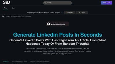 Linkedin Posts Generator