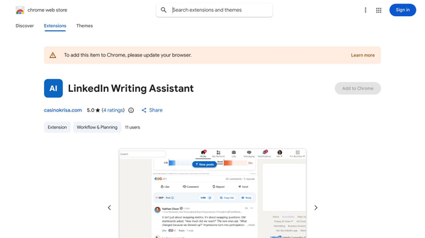 LinkedIn Writing Assistant