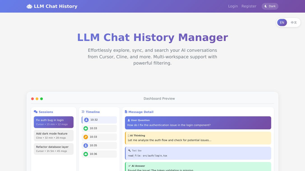 LLM chat history