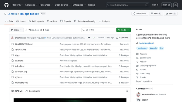 LLM Ops Toolkit by Lamatic.ai