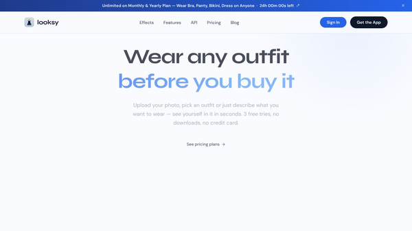 Looksy AI Outfit Changer