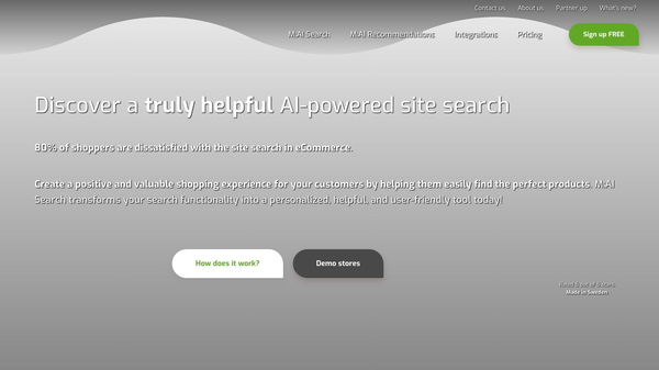 M:AI Search & Recommendation platform