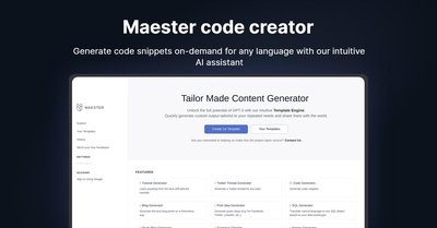 Maester code creator