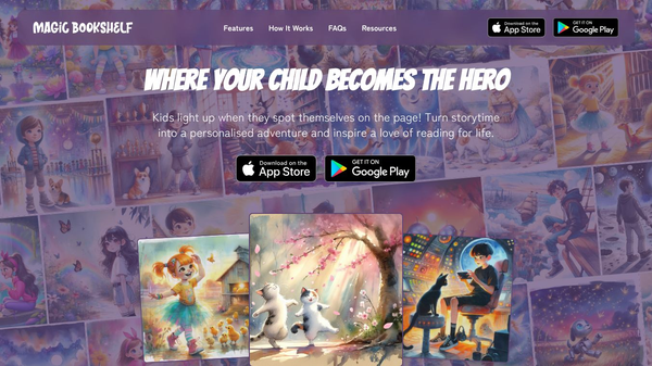 Magic Bookshelf - AI kids stories