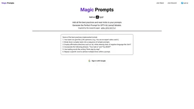 Magic Prompts