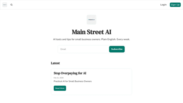 Main Street AI