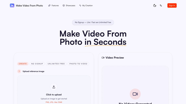 make video from photo