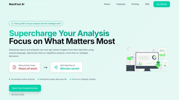 ManiFast AI | AI-powered data analytics
