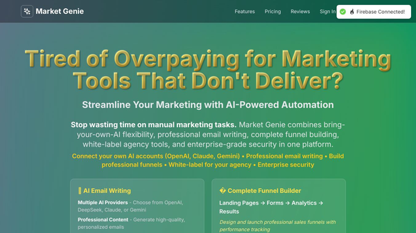 Market Genie: Your AI Marketing Co-Pilot