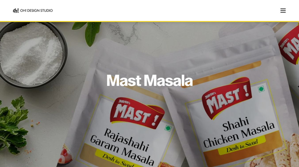 Mast Masala Packaging Design Case Study