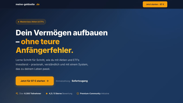 Masterclass Aktien & ETFs